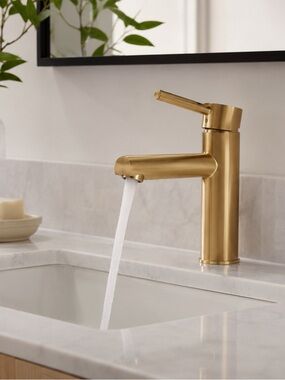 Moen Align Brushed Gold Bathroom Faucet 6191BG New Open Box never installed